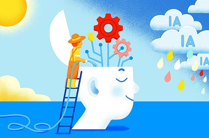 Imatge del curs IA i pensament crític: cap a un ús educatiu, conscient i eficient